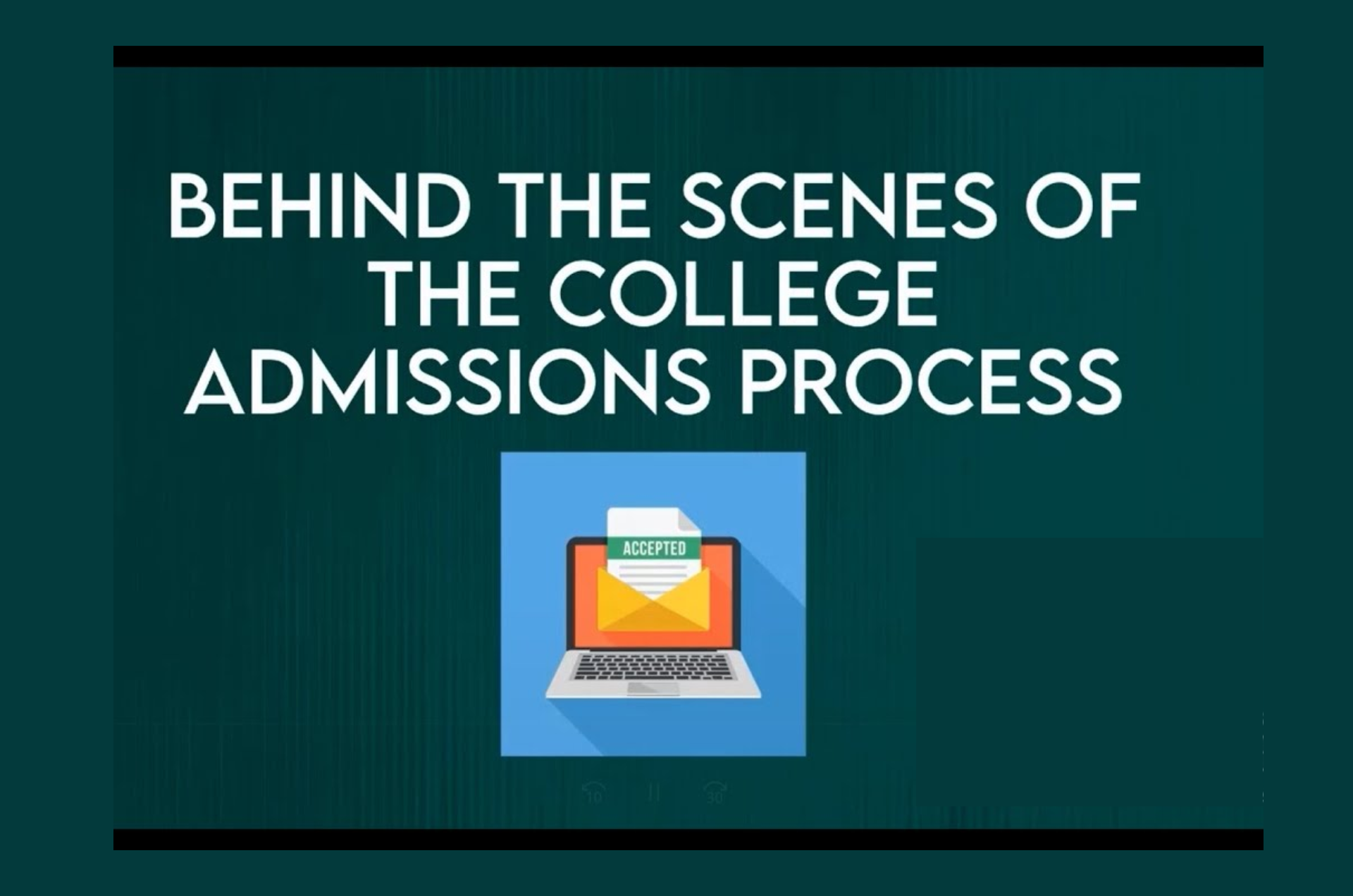 Behind the Scenes: The Journey of Your College Application