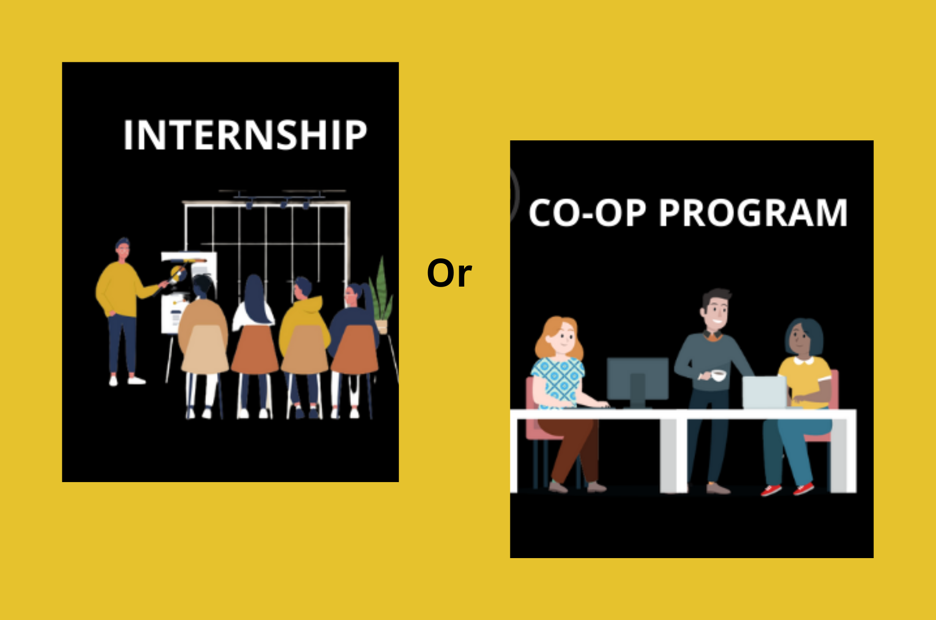 Experiential Learning Opportunities: Co-Ops, & Internships